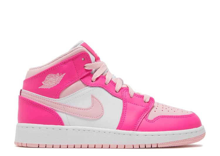 Jordan 1 Mid Fierce Pink (GS)