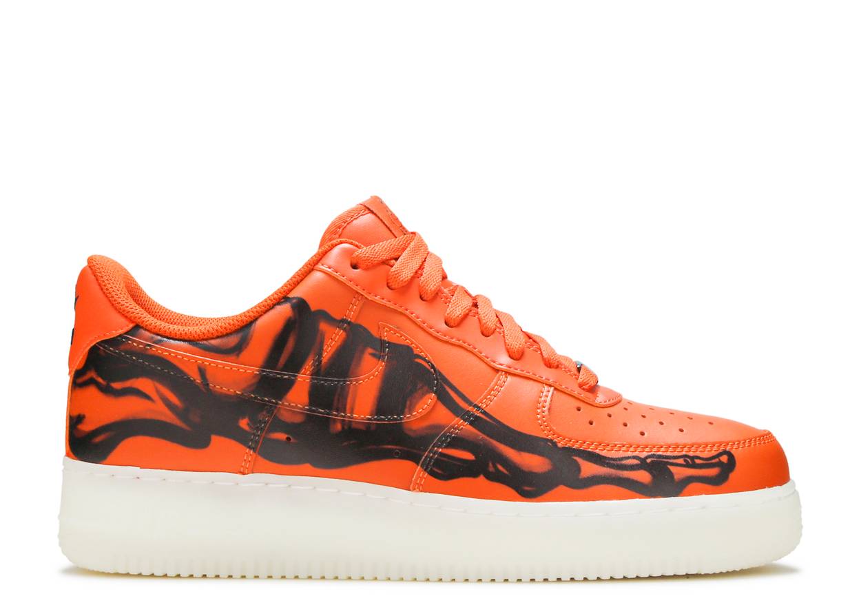 Nike Air Force 1 Low Oranje Skeleton Halloween (2020)