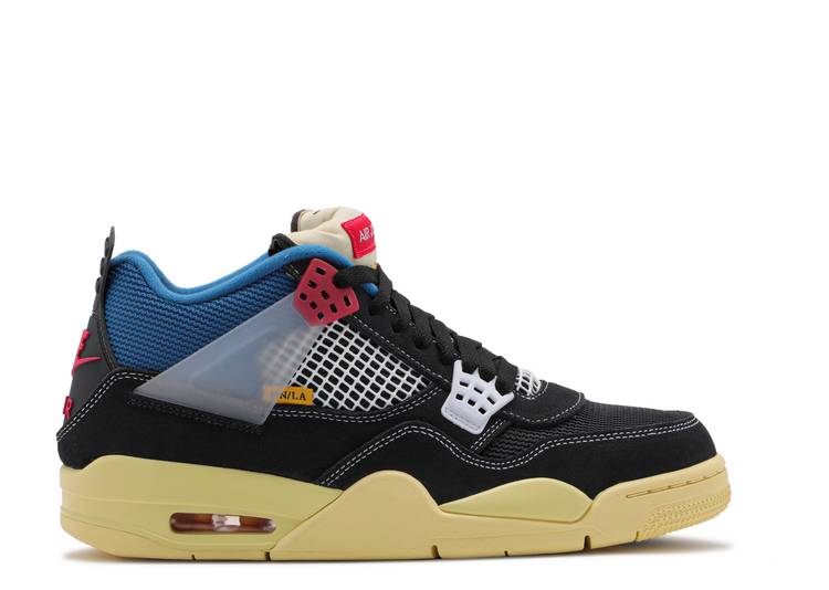 Jordan 4 Retro Union uit Noir