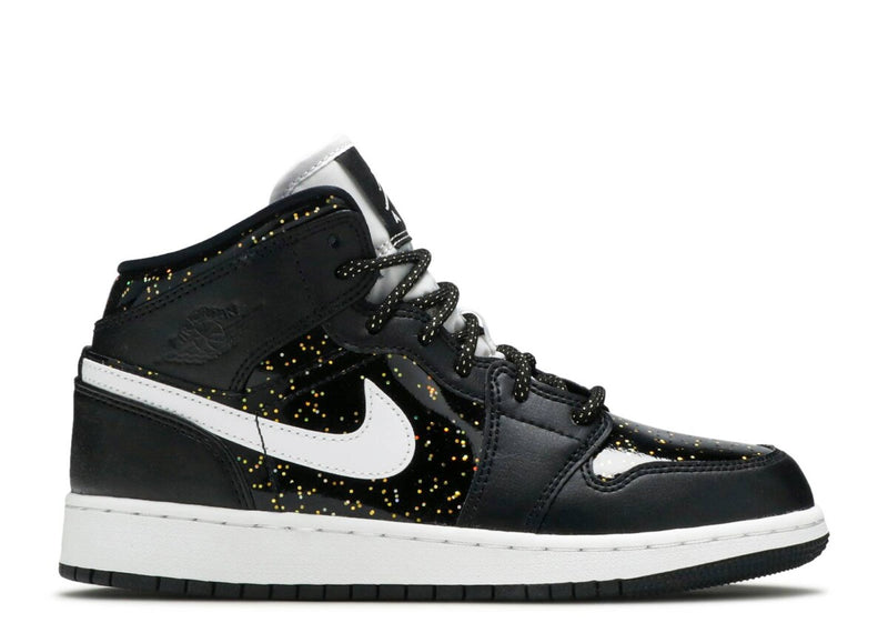 Air Jordan 1 Mid Black Speckle (GS)