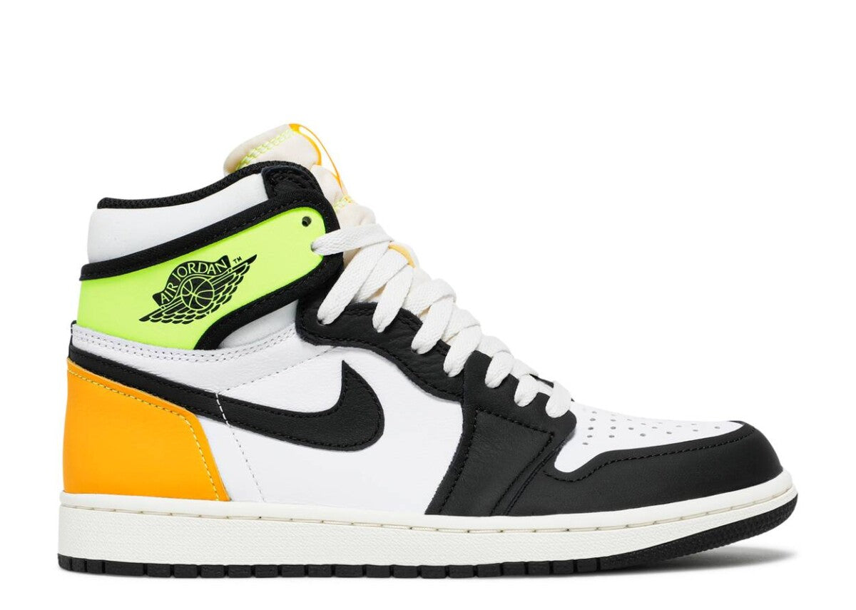 Air Jordan 1 High Retro White Black Volt University Gold