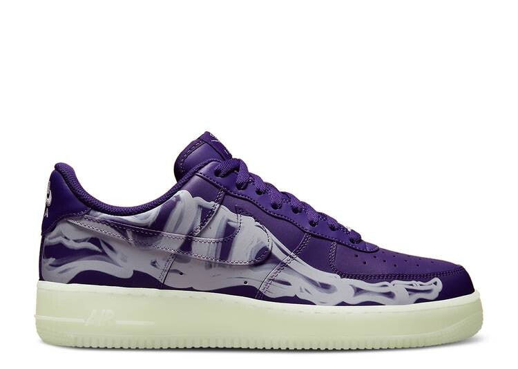 Nike Air Force 1 Low '07 QS Purple Skeleton Halloween (2021)