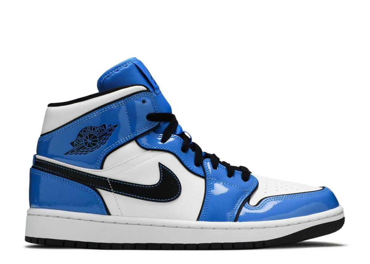 Air Jordan 1 Mid Signal Bleu