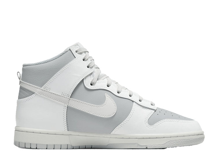 Nike Dunk Haute Gris Blanc