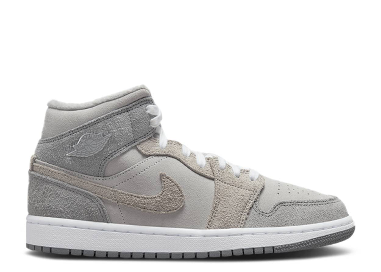 Air Jordan 1 Mid SE Gris particule (W)