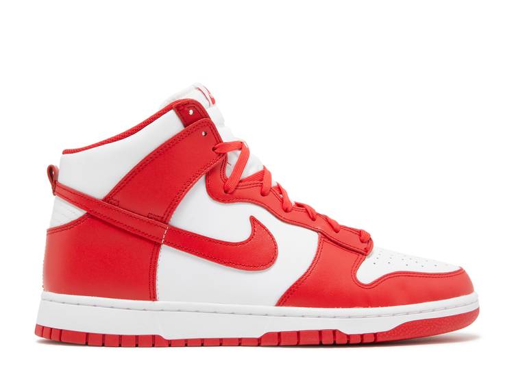 Nike Dunk High Championship Blanc Rouge