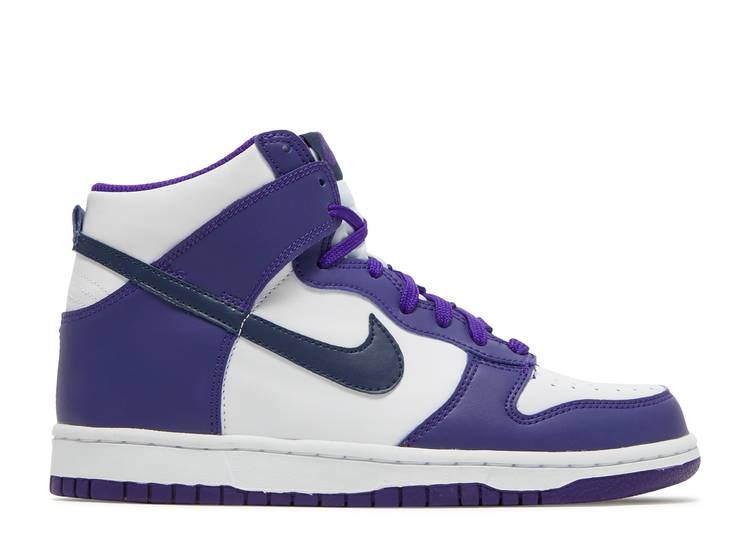 Nike Dunk High Electro Purple Midnght Navy (GS) 