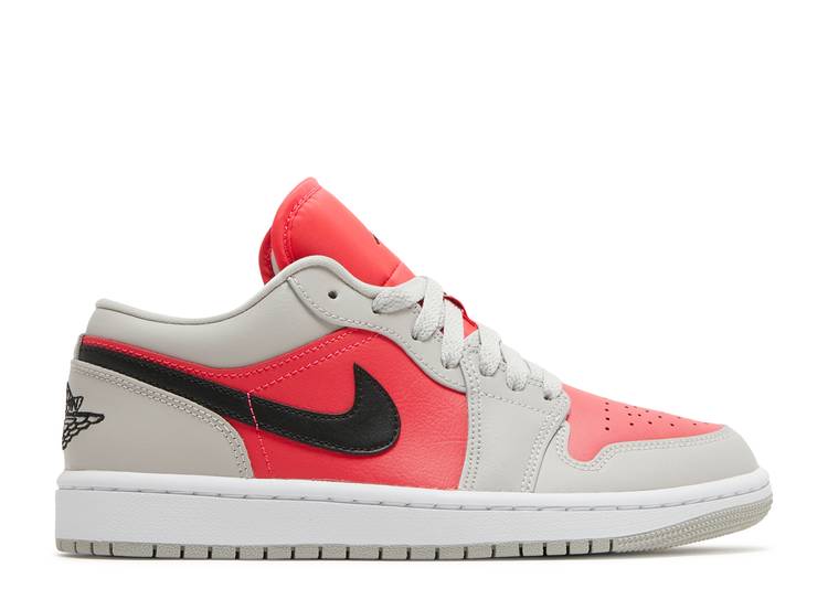 Air Jordan 1 Low Light Iron Ore Siren Red (W)