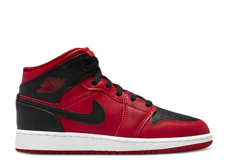 Air Jordan 1 Mid Reverse Bred (2021) (GS)