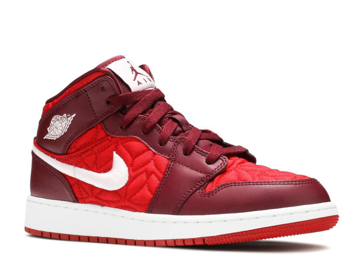 Air Jordan 1 Mid SE Red Quilt (GS)