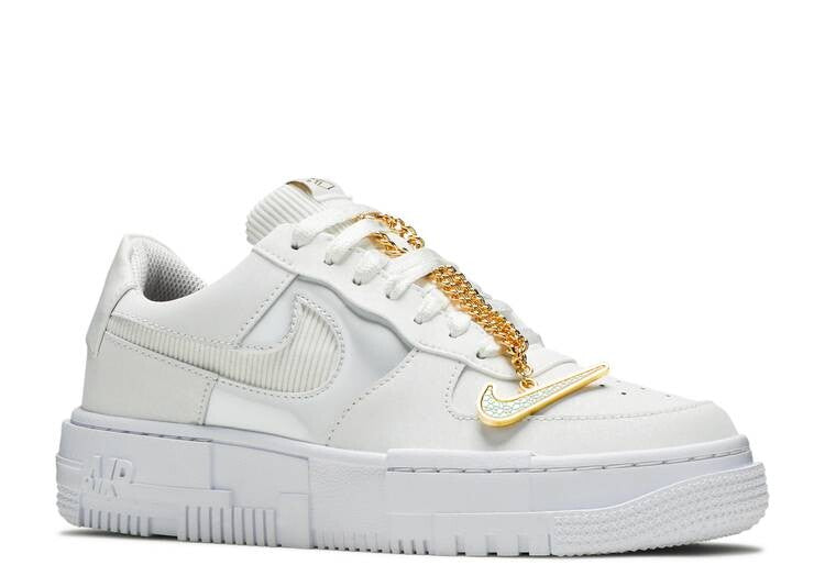 Nike Air Force 1 Faible Pixel Blanc Sommet