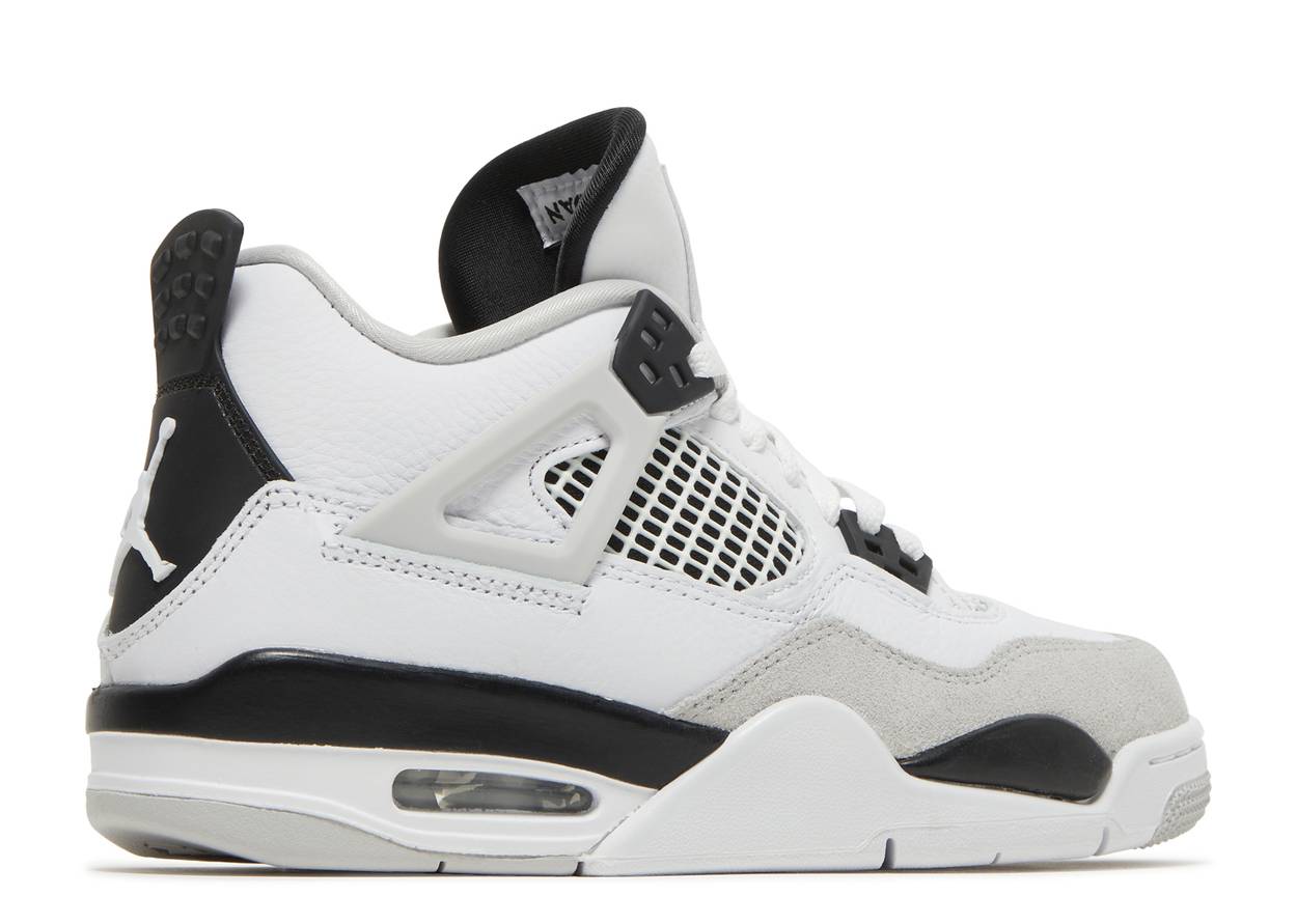 Air reign Jordan 4 Retro Military Black (GS)