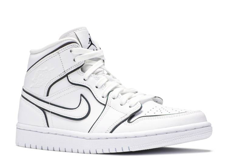 Air Jordan 1 Mid Iridescent Reflective White (W)