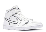 Air Jordan 1 Mid Iridescent Reflective White (W)