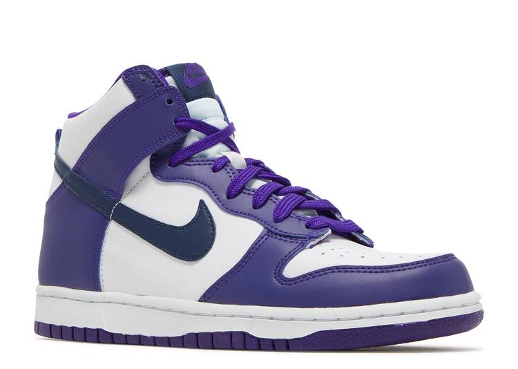 Nike Dunk High Electro Purple Midnght Navy (GS) 