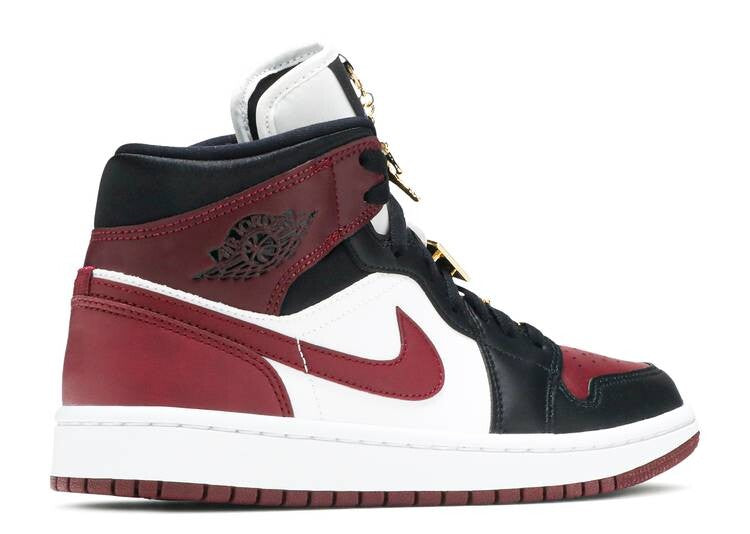 Air Jordan 1 Mid SE Black Dark Beetroot W   CZ   FOOTY.COM