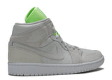 Air Jordan 1 Mid Vast Grey Ghost Green (W)