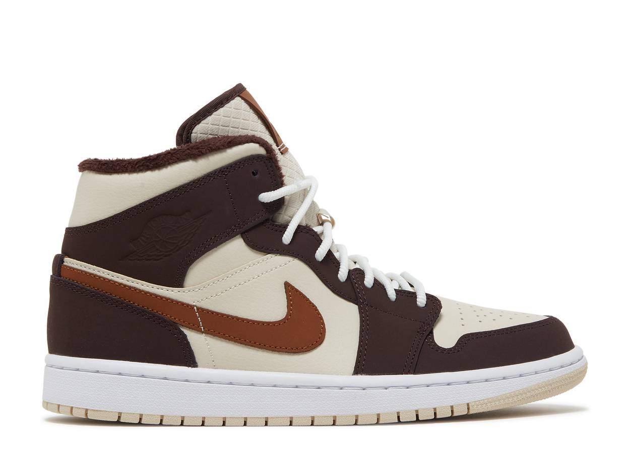 Air Jordan 1 Mid SE Brown Basalt Oatmeal (W)