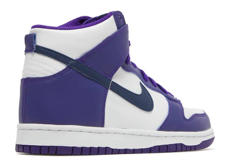 Nike Dunk High Electro Purple Midnght Navy (GS) 