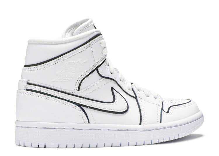 Air Jordan 1 Mid Iridescent Reflective White (W)