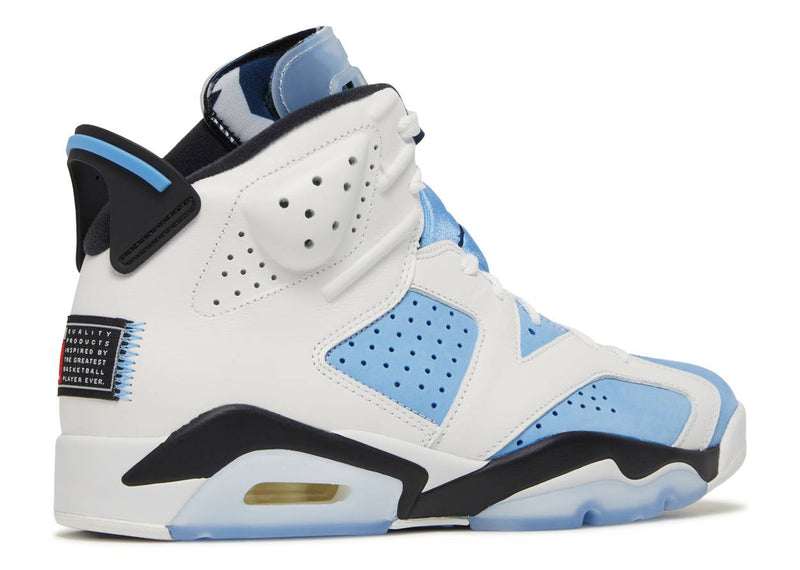 Jordan 6 Retro UNC White