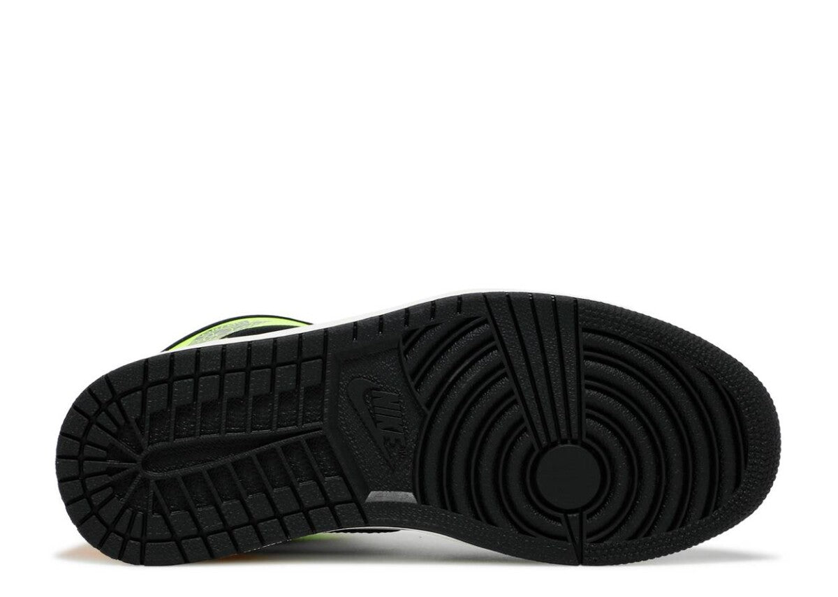 Air Jordan 1 High Retro White Black Volt University Gold