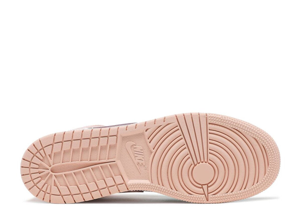 Air Jordan 1 Mid  Crimson Tint / Arctic Orange Black Toe (GS)