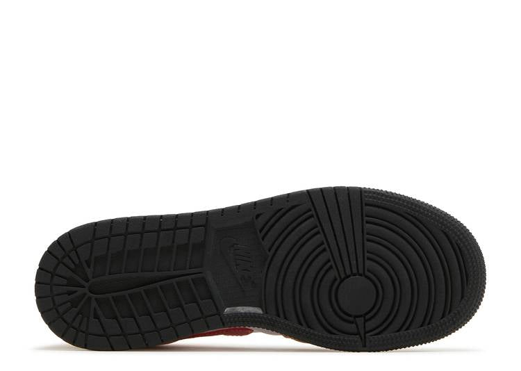 Air Jordan 1 Mid Light Curry Cardinal (GS)