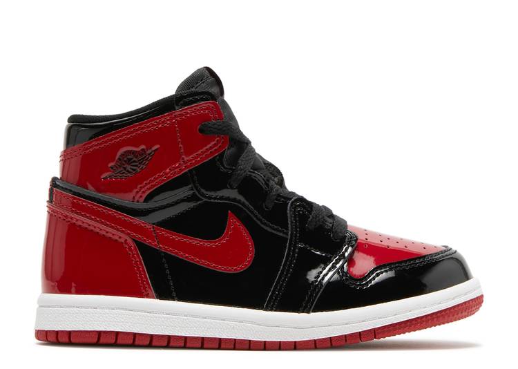 Air Jordan 1 Retro High OG Patent Bred (2021) (TD)