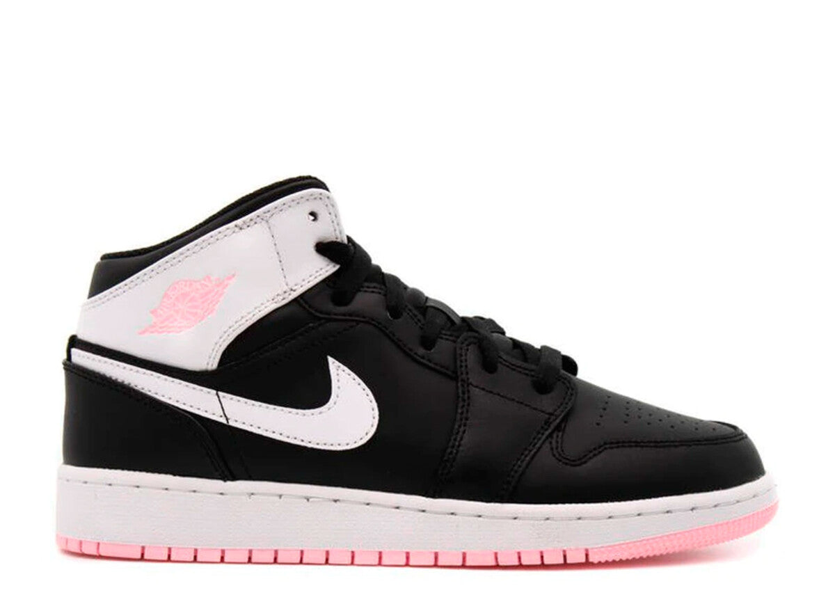 Air Jordan 1 Mid Arctic Rose Noir (GS)