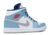 Air Jordan 1 Mid French Blue Fire Red (2022)