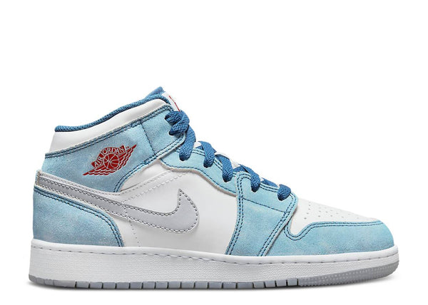 Air Jordan 1 Mid SE French Blue Fire Red (GS) (2022)