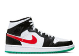 Air Jordan 1 Mid Alternate Swooshes Red Yellow