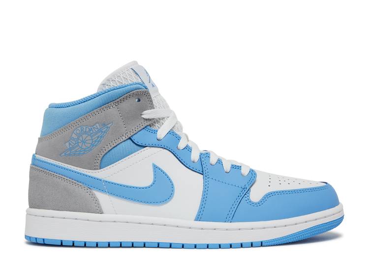 Air Jordan 1 Mid Université Bleu Gris (2022)