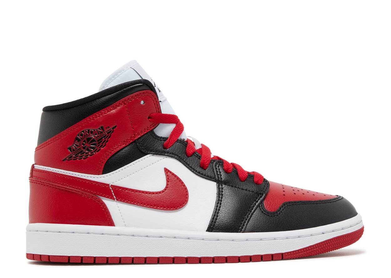 Air Jordan 1 Mid Alternate Bred Toe (2022) (W)