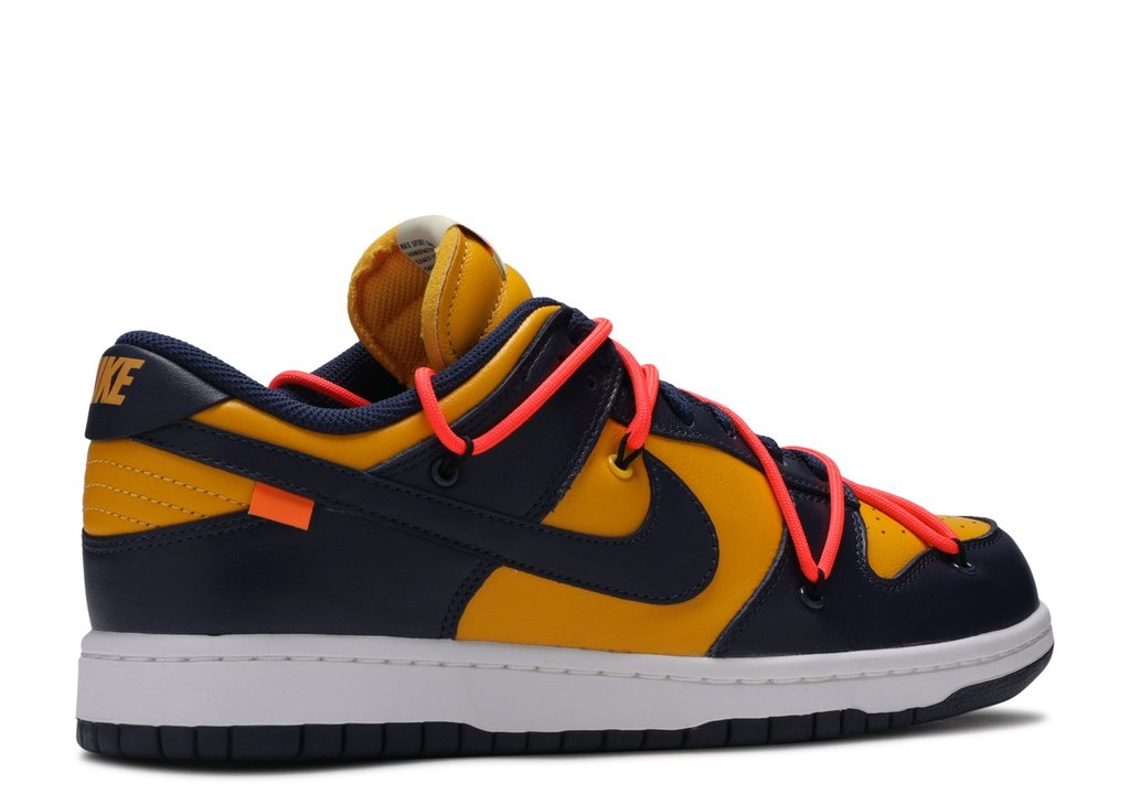 Nike Dunk Low Off-White University Gold Midnight Navy