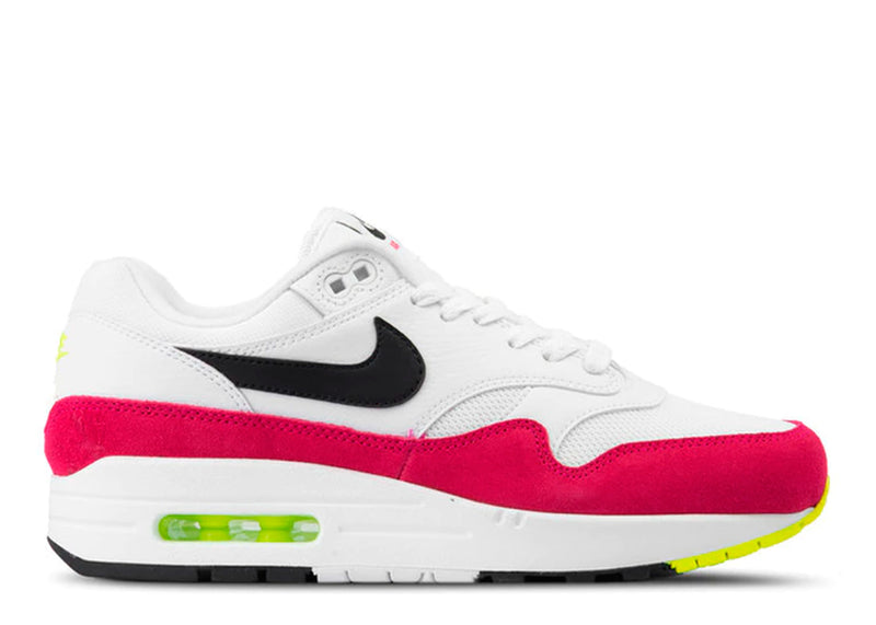 Nike Air Max 1 White Black Volt Rush Pink