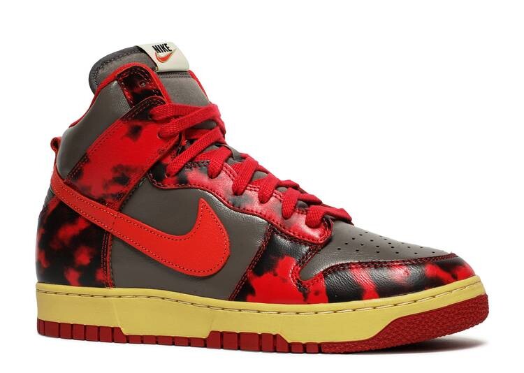 Nike Dunk High 1985 Red Acid Wash